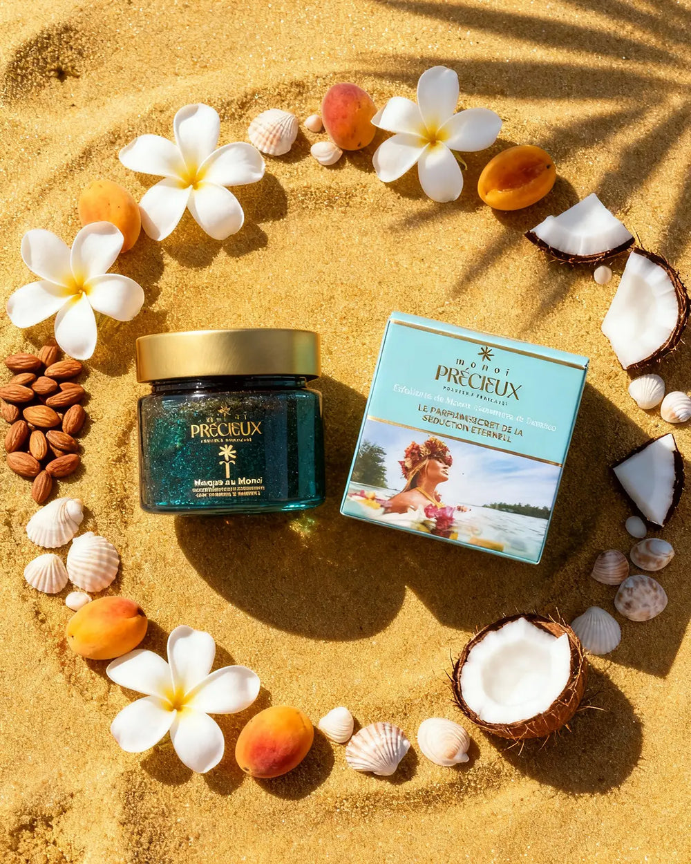 Esfoliante Monoi Précieux  Coleção Limitada · Polinésia Francesa Edição Ritual de Tiaré & Damasco